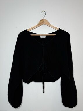 The Handloom los angeles cinch front longsleeve gauze top 100% cotton